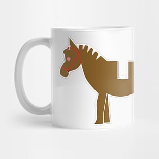 Interpretation of a Minifig Horse Mug